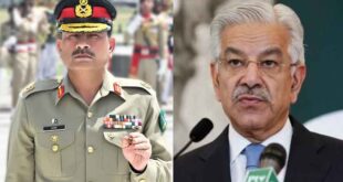 Asim munir and khawaja asif