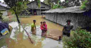 असम में बाढ़ से भारी तबाही: मौतों का आंकड़ा 68 पहुंचा, 5 जिलों के