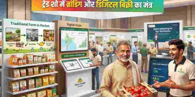 खेत से बाजार तक बदलेगा किसानों का सफर, ट्रेड शो में ब्रांडिंग और डिजिटल बिक्री का मंत्र