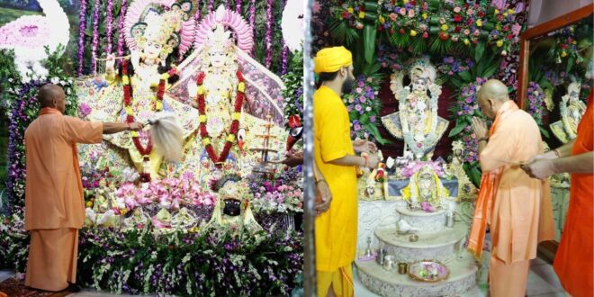 बाबर और औरंगजेब में विश्वास रखने वाले कभी आपकी आस्था का सम्मान नहीं कर सकते', श्रीकृष्ण जन्माष्टमी पर मथुरा में गरजे सीएम योगी