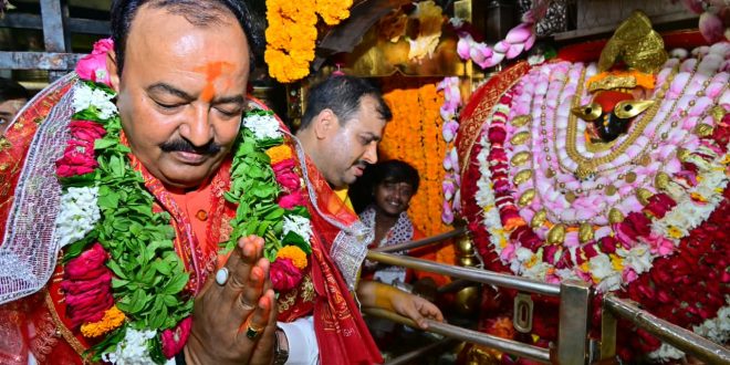 माँ विंध्यवासिनी के आशीर्वाद से 2027 में फिर प्रचंड बहुमत से बनेगी भाजपा सरकार : केशव प्रसाद मौर्य