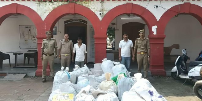 लखनऊ में बंद मकान के अंदर चल रहा था नकली पान मसाला बनाने का खेल, 5 लाख के माल के साथ दो गिरफ्तार