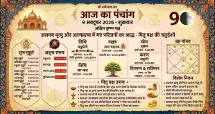 Aaj Ka Panchang: असमय मौत, दुर्घटना और आत्‍महत्‍या में दुनिया से गए परिजनों का आज होगा श्राद्ध; देखें चतुर्दशी तिथि का पूरा पंचांग व शुभ मुहूर्त