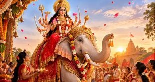 Navratri 2026: हाथी पर मां भगवती का आगमन लाएगा अपार सुख समृद्धि और वर्षा, जानिए प्रस्थान के वाहन का रहस्य और प्रभाव